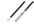 Färdigterminerad ledning, Squba 3.6 Hona - Frilagda ändar, 450mm, 16AWG, Paket med 5 delar