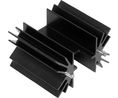 Heat Sink Black Anodised 3.9K/W 38x42x25mm