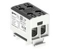 Insulated Universal Connector, Screw, 2 Poles, 1kV, 320, Black / Grey