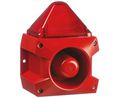 PA X 5-05 Series Red Sounder Beacon, 24 V dc, Base Mount, 100dB at 1 Metre
