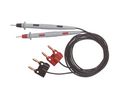 4-Wire Kelvin Test Lead Set, 1.22m, Black, Grey, Red, Beryllium Copper