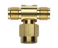 RF Adapter, T-Type, SMA Plug - 2x SMA Socket, 50Ohm