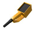 Rose Pilot Series Yellow Polyamide Handheld Enclosure, Display Window, IP65, 85 x 85 x 221mm 85x221mm Gul Polyamid IP65