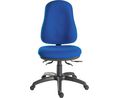 Blue Fabric Typist Chair, 150kg Weight Capacity