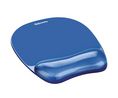 Fellowes Blue Gel Mouse Pad & Wrist Rest 230 x 202 x 15mm 15mm Heightx15, Blue