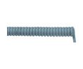 Lapp ÖLFLEX Coiled 1.5 mm² 5 Core Power Cable, Grey Polyurethane PUR, 0.5m