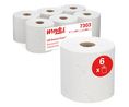 WYPALL WypAll L20 General Clean (7303) White Paper Industrial Wiping Roll, 2-Ply, 380 Sheets Pack of 6 pieces