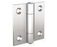 Pinet Stainless Steel Butt Hinge, Screw Fixing, 50mm x 50mm x 2mm, 50mm