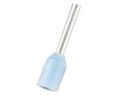 Bootlace Ferrule, 0.25mm², Blue, 10.4mm, Pack of 100 pieces