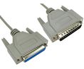 Serial Cable D-SUB 25-Pin Male - D-SUB 25-Pin Female 1m Grey