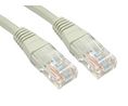 Patch Cable, RJ45 Plug - RJ45 Plug, CAT6, U/UTP, 1m, Grey