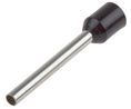Ändhylsa, 1.5mm², Svart, 24mm, Paket med 100 delar