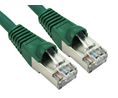Patch Cable, RJ45 Plug - RJ45 Plug, CAT6a, S/FTP, 1.5m, Green