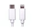 Cable, USB-C Plug - Apple Lightning, 1m, USB 3.0, White