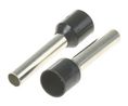 Ändhylsa, 6mm², Svart, 26.5mm, Paket med 100 delar