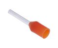Ändhylsa, 0.5mm², Orange, 14mm, Paket med 100 delar