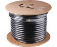 Mains Cable 3x 2.5mm² Copper 750V 100m Black