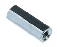 Standoff, Female - Female, 20mm, M4, Steel, Pack of 50 pieces