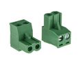 Pluggable Terminal Block, Right Angle, 15A, 300V, Pitch - 5.08mm, Poles - 2, Pack of 10 pieces