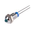 LED Indicator Pin Terminal Blue DC 3.8V 6mm 1200mcd
