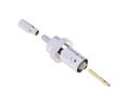 Connecteur RF, BNC, Laiton, Prise femelle, Droit, 50Ohm, A sertir