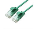 Patchkabel, RJ45-Steckverbinder - RJ45-Steckverbinder, Cat 6a, UTP, 3m, Grün