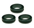 SES Sterling Black Polychloroprene 28mm Cable Grommet for Maximum of 20mm Cable Dia.