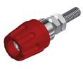 Kopplingsdon 4mm 16A 30V Röd