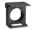 Padlockable Flap for Flush Pushbuttons Black Harmony XB4 / Harmony XB5