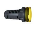 Harmony XB5Panel Mount Yellow Universal LED Pilot Light Complete22mm CutoutIP66Round230V