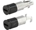 Kapturek 6.3 x 32 mm 250V 10A Czarny Materiał termoplastyczny IP40