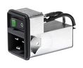 IEC Connector, M5 Filter, Snap-in Mounting, C20, 250V, 16A