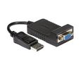 Videoadapter, DisplayPort-Stecker - VGA-Buchse, 2048 x 1280, Schwarz