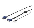 KVM Cable, 1x VGA Plug - 1x USB-A Plug / 1x VGA Plug, 1.8m