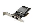 PCI Express Gigabit Adapter Network Card, 2x RJ45 10/100/1000, PCI-E x4