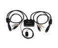 Cable KVM Switch, 1920 x 1200, HDMI Socket / 2x USB-A Socket / 2x 3.5 mm Stereo Socket - 2x HDMI Plug / 2x USB-A Plug / 4x 3.5 mm Stereo Plug