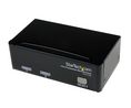 2-Port USB KVM Switch Kit with Cables and USB Hub, 1920 x 1440, VGA - USB-A