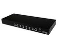 8-Port Rack Mount KVM Switch with OSD, 1920 x 1440, VGA - PS/2 / USB-A