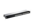 Patch Panel, 16 Ports, Shielded, CAT6a, 44mm