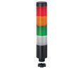 Signal Tower Red / Green / Yellow / White 85dB 160mA 24V Kompakt 37 Pole Mount / Bracket Mount / Surface Mount IP65 Cable Black