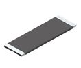 Thermal Gap Filler Pad Black Rectangular 400W/mK 45x15x1.5mm