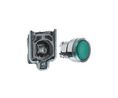 Schneider Electric Harmony Series Illuminated Push Button, Slow Break, Panel Mount, 22.5mm Cutout, 1NO, 24V ac/dc,