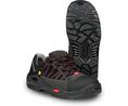 1615 Unisex Black, Grey, Red Aluminium Safety Shoes, UK 10, EU 44