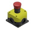 Twist Release Emergency Stop Push Button, Through Hole, 1 NC, IP65