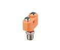 ifm electronic 1 Pole M12 Plug to 2 Pole M8 Socket Adapter Poler Poler