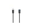 Hama USB 3.0, Female USB A to Male USB A, 5000Mbps, 1.5m, Black