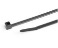 HellermannTyton Cable Ties, Inside Serrated, 100mm x 2.5 mm, Black Polyamide, Pk-100