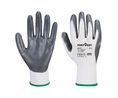 Portwest A360 - Senti - Flex Glove Grey, White Elastane, Polyester Work Gloves, Size S, Nitrile Foam Coating