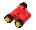Molex Straight Circular Connector Adapter12Mini-ChangeMale Poles Poles