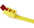 Cable Tie, 752mm x 13 mm, Yellow Nylon, Pk-25 752, 888N, Pack of 25 pieces